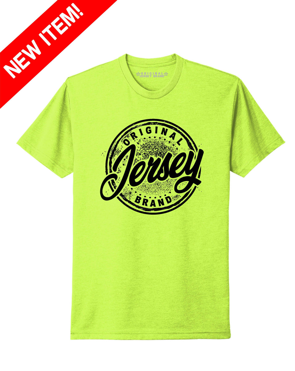 Super Soft Cotton/Poly Blend T-Shirt (NEON YELLOW) – NJSpiritWear LLC