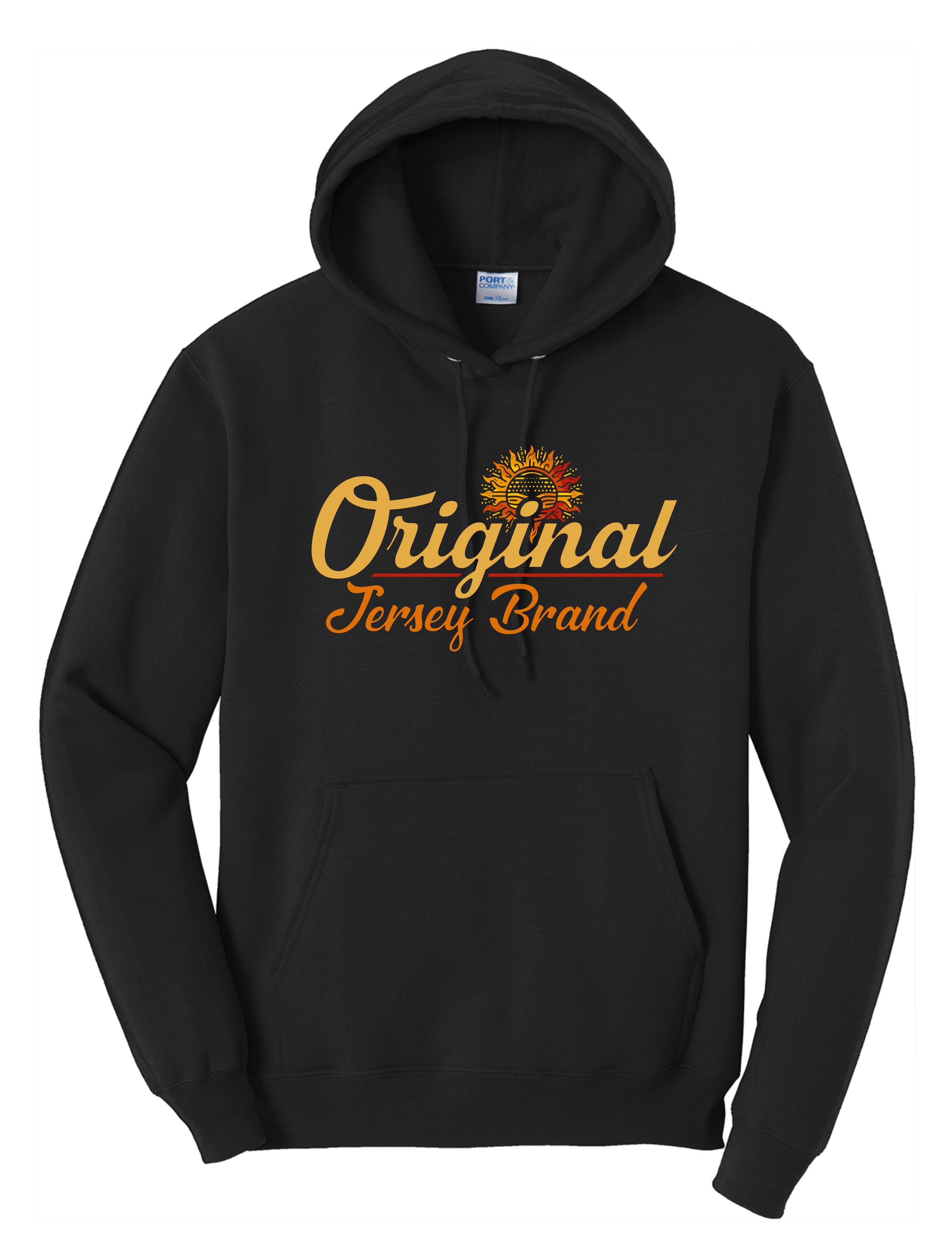 Super Soft Fleece Pullover Hooded Sweatshirt (BLACK