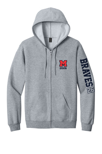 SOFTSTYLE FULL-ZIP SWEATSHIRT (SPORT GREY)