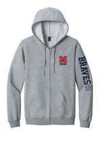 Load image into Gallery viewer, SOFTSTYLE FULL-ZIP SWEATSHIRT (SPORT GREY)