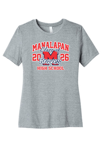 LADIES SHORT SLEEVE TEE (SPORT GREY)
