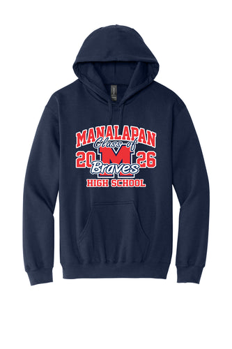 SOFTSTYLE HOODED SWEATSHIRT (NAVY)