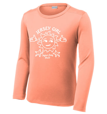 *YOUTH* Long Sleeve Sun Shirt JERSEY GIRL (CORAL)