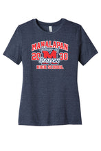 Load image into Gallery viewer, LADIES SHORT SLEEVE TEE (NAVY HEATHER)