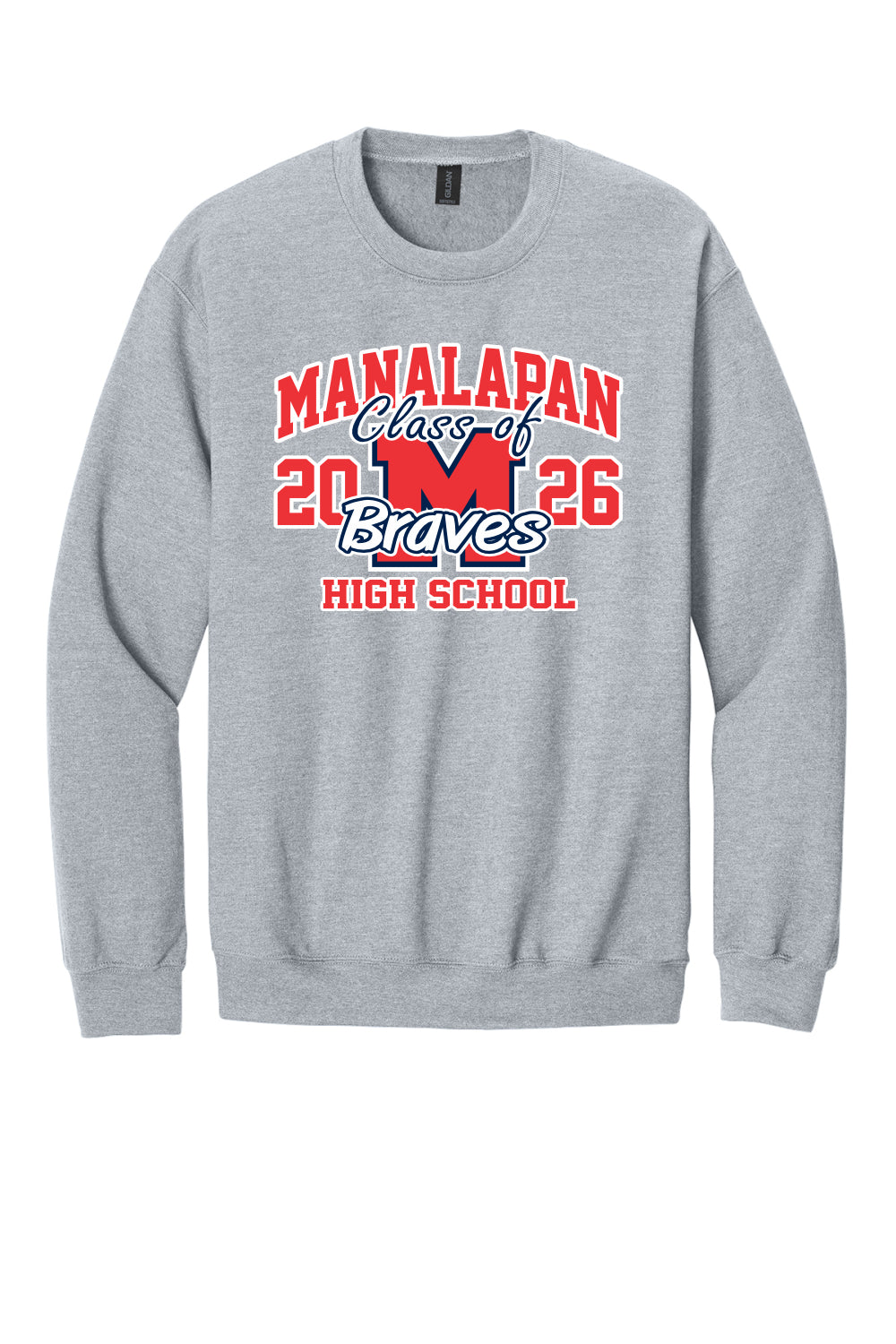 SOFTSTYLE CREWNECK SWEATSHIRT (SPORT GREY)