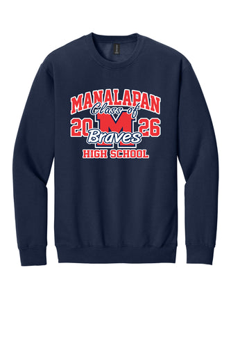 SOFTSTYLE CREWNECK SWEATSHIRT (NAVY)