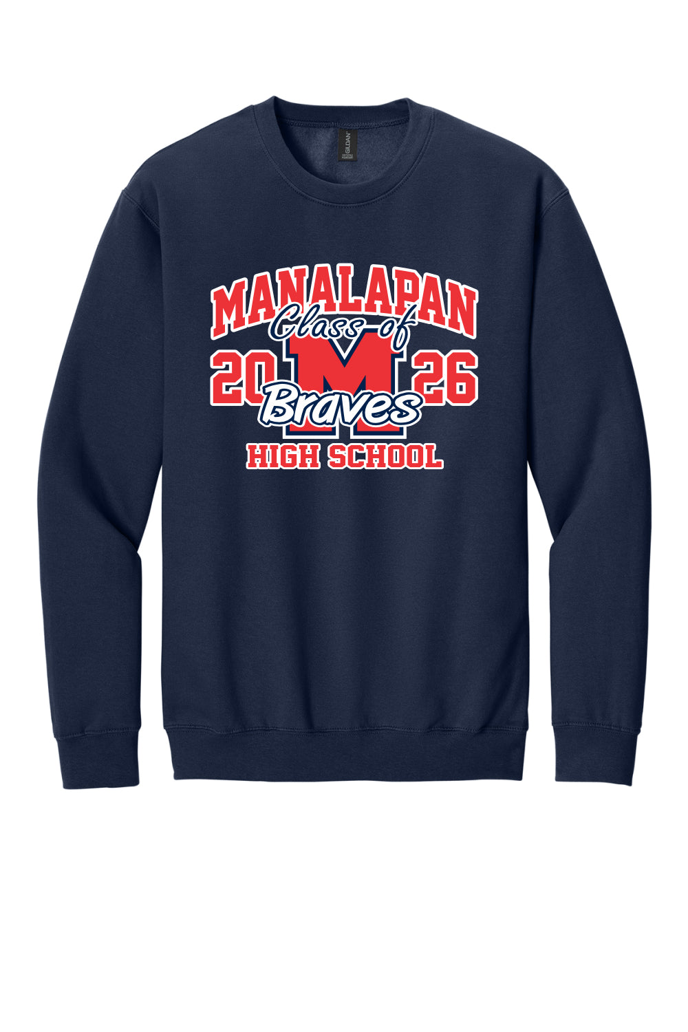 SOFTSTYLE CREWNECK SWEATSHIRT (NAVY)