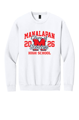 SOFTSTYLE CREWNECK SWEATSHIRT (WHITE)