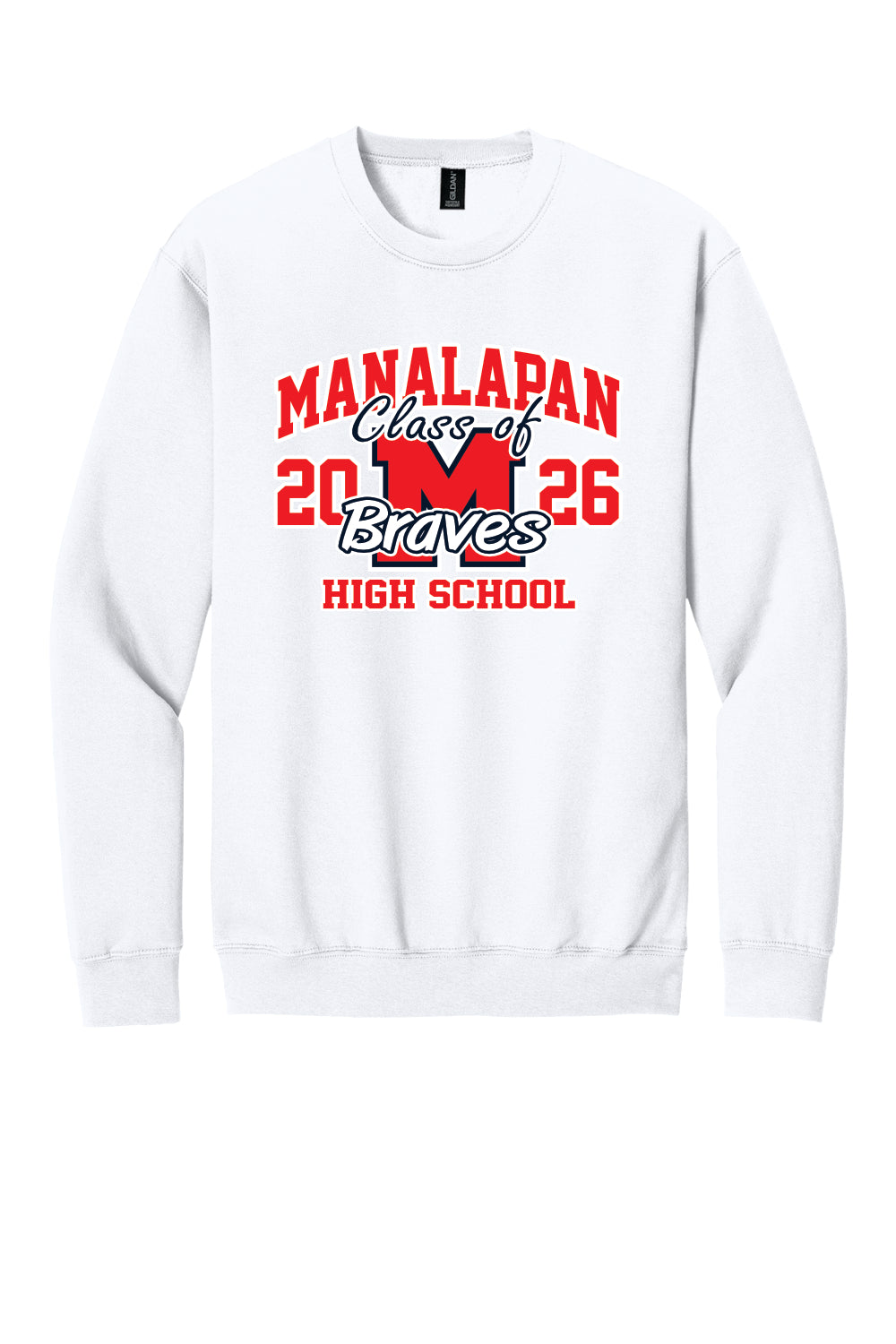 SOFTSTYLE CREWNECK SWEATSHIRT (WHITE)