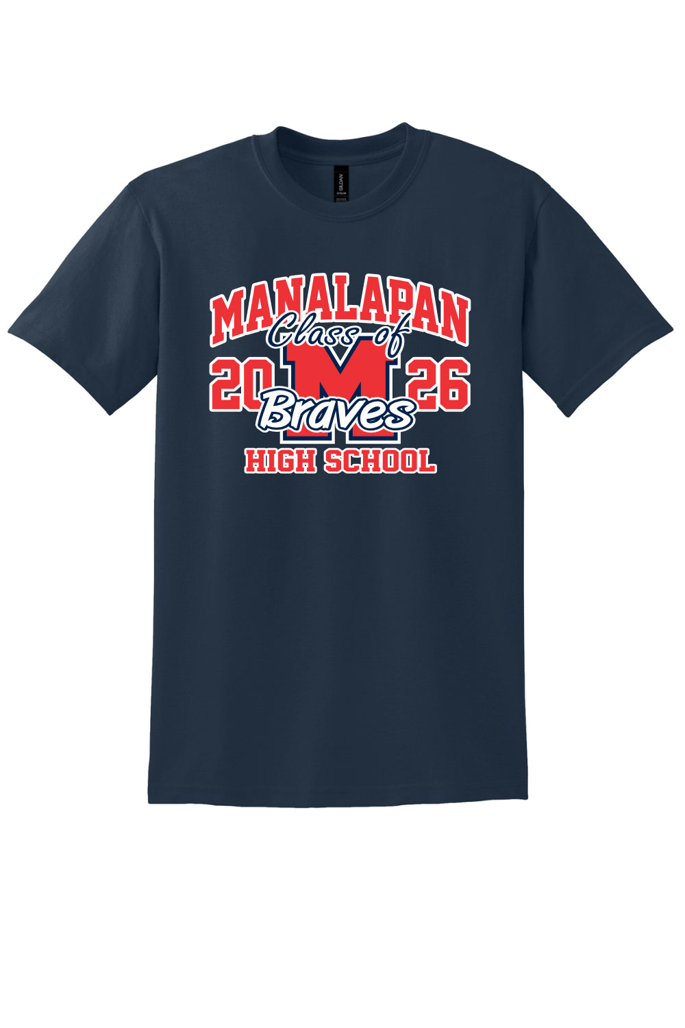 UNISEX SHORT SLEEVE TEE (NAVY)