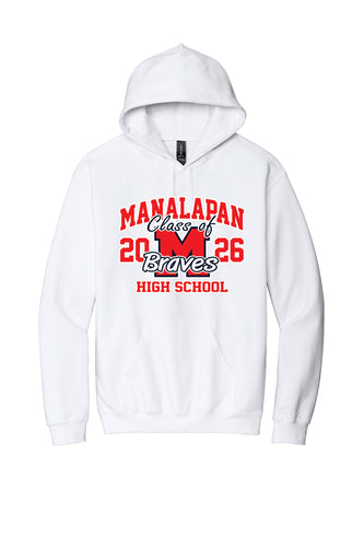 SOFTSTYLE HOODED SWEATSHIRT (WHITE)