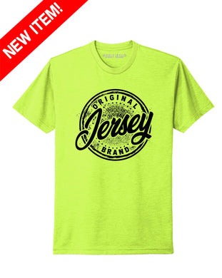 Super Soft Cotton/Poly Blend T-Shirt  (NEON YELLOW)