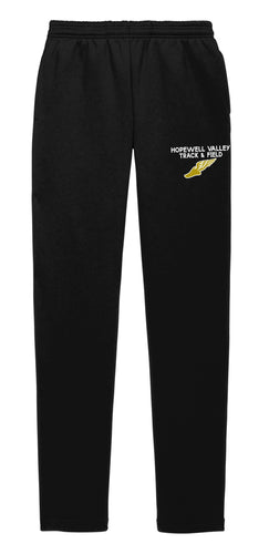 Sport-Tek® Open Bottom Sweatpant (BLACK)